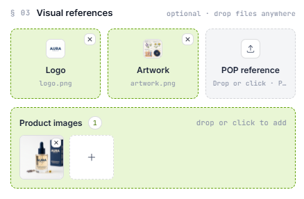 Sube los inputs — screenshot 2
